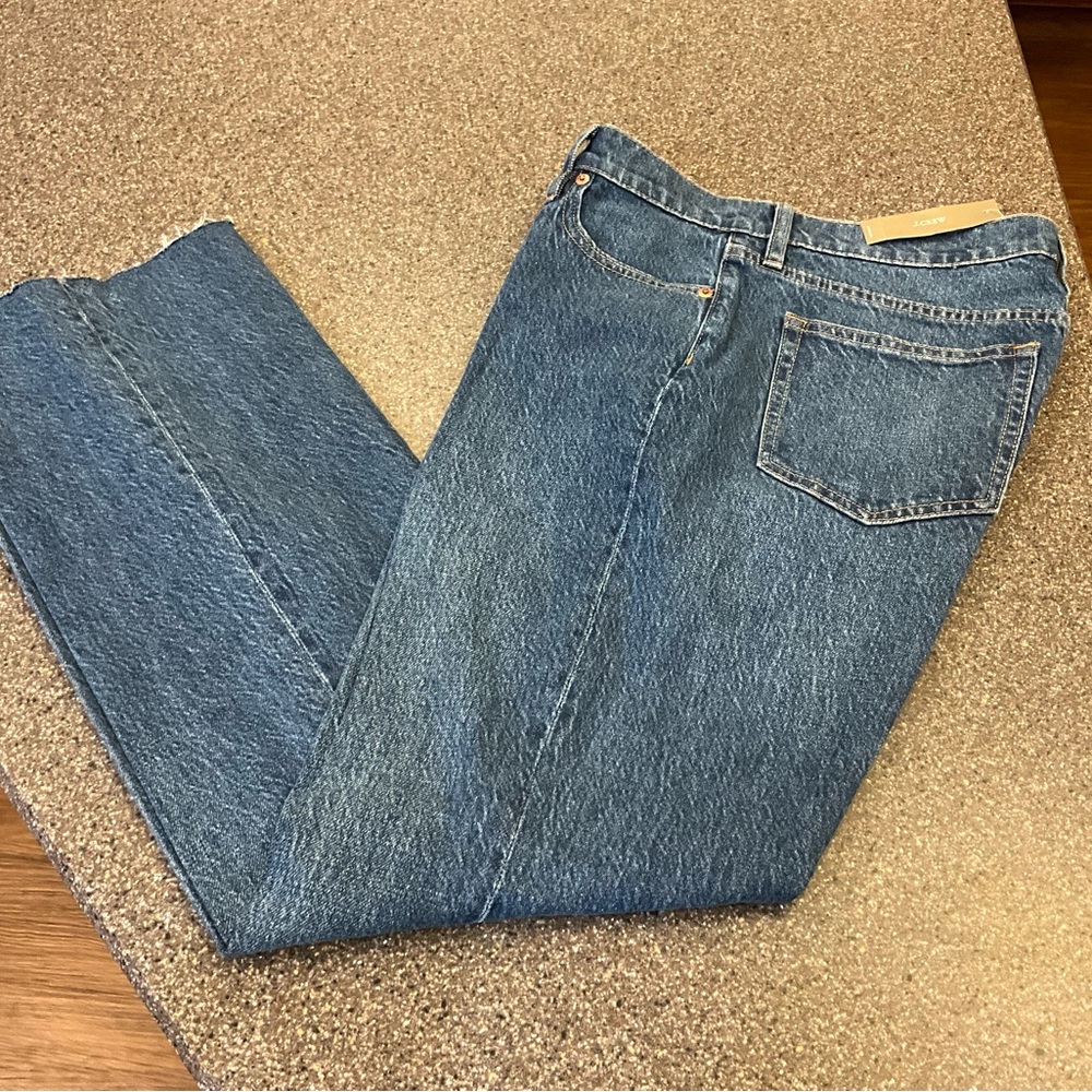 J. Crew Kamari Wash Full Length Demi Boot Cut Jeans